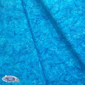 112" Wide Batik - Sacred Branch - Turquoise