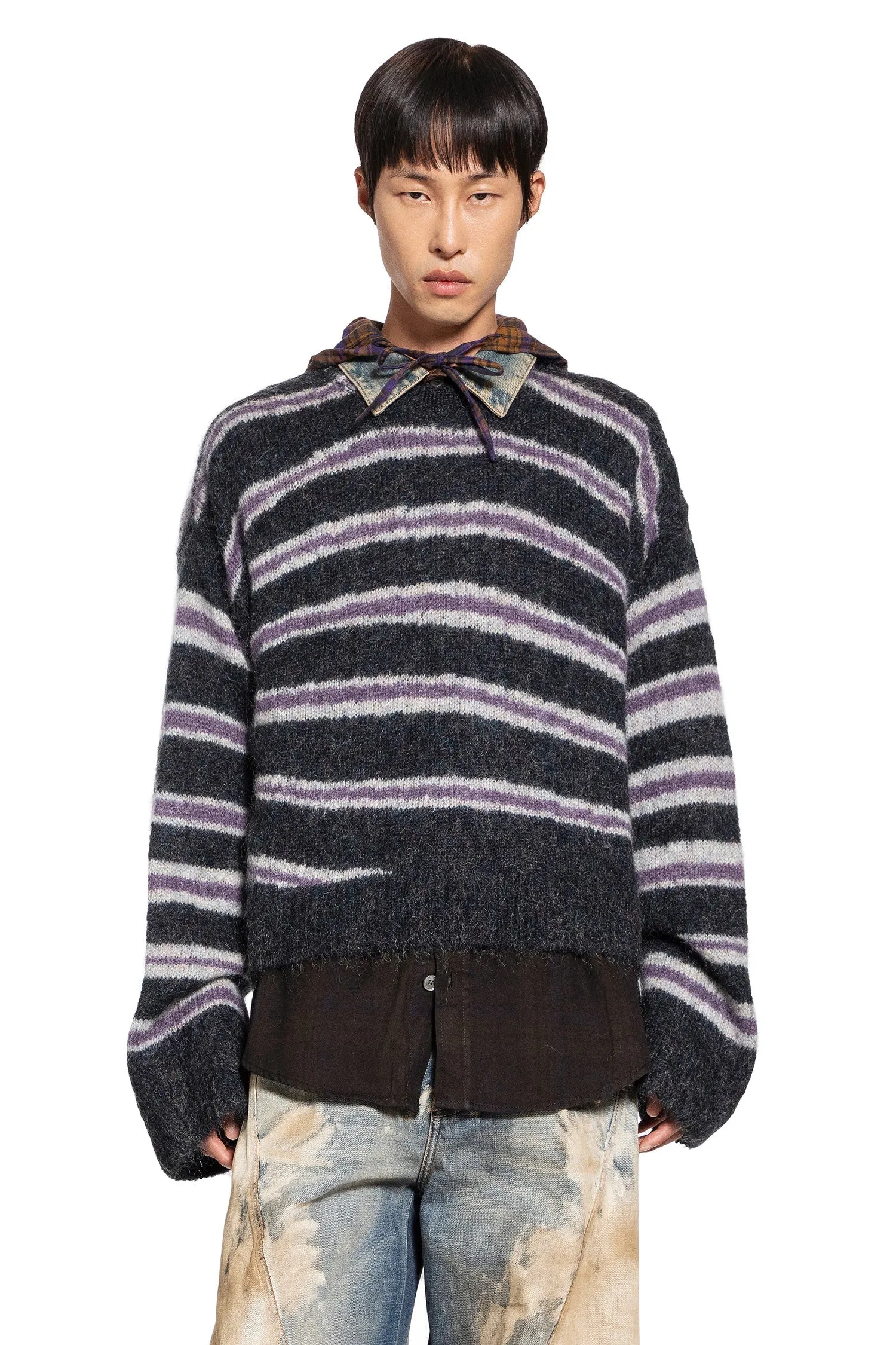 ACNE STUDIOS MAN GREY KNITWEAR