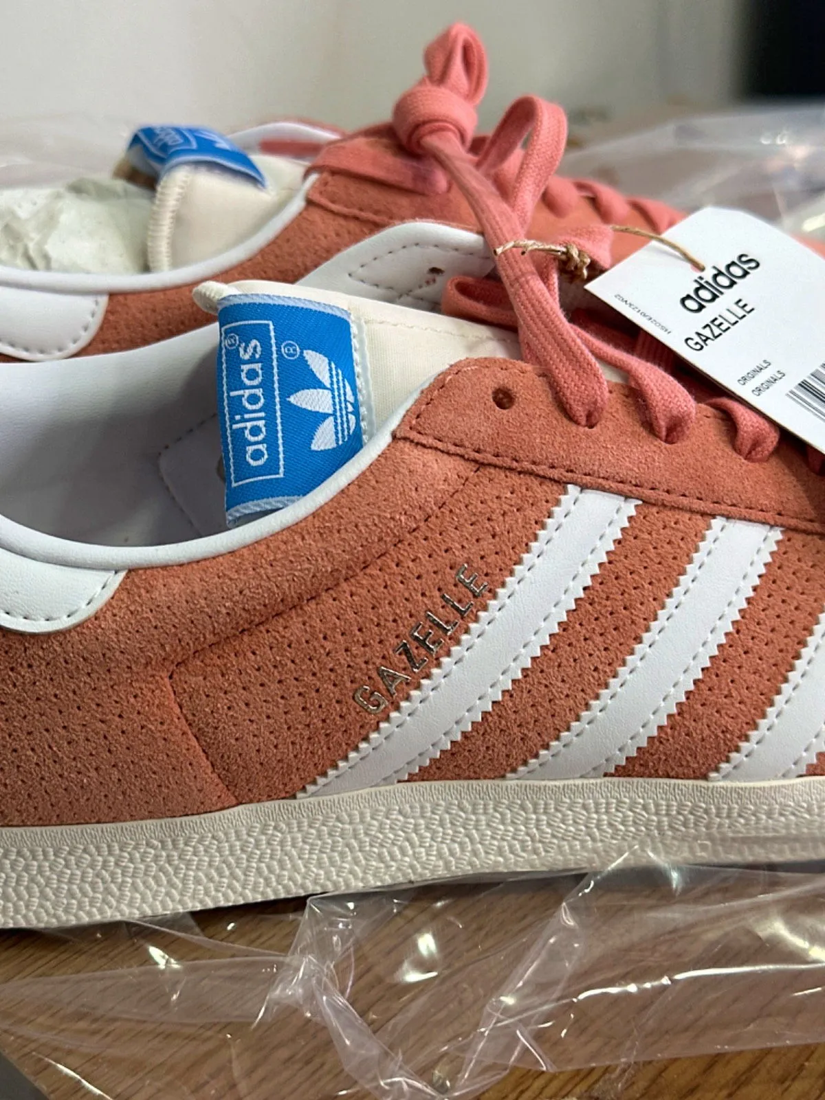 Adidas Pink Gazelle Trainers UK 10