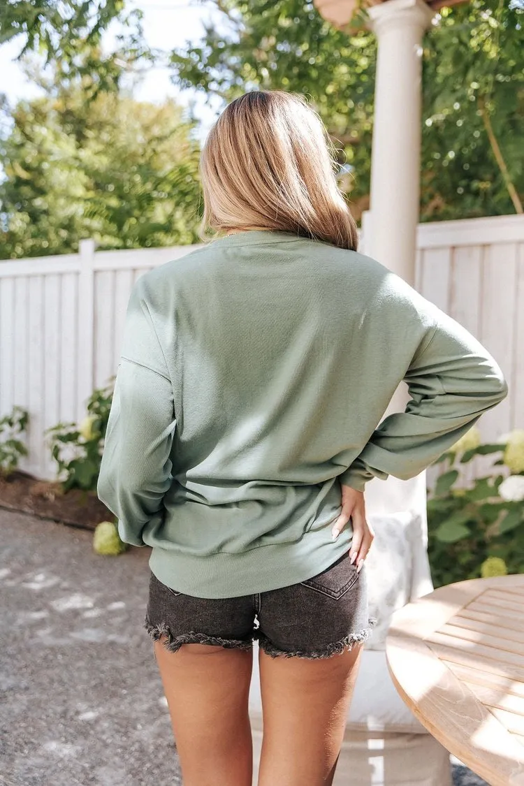 Ampersand Classic Pullover - Sage