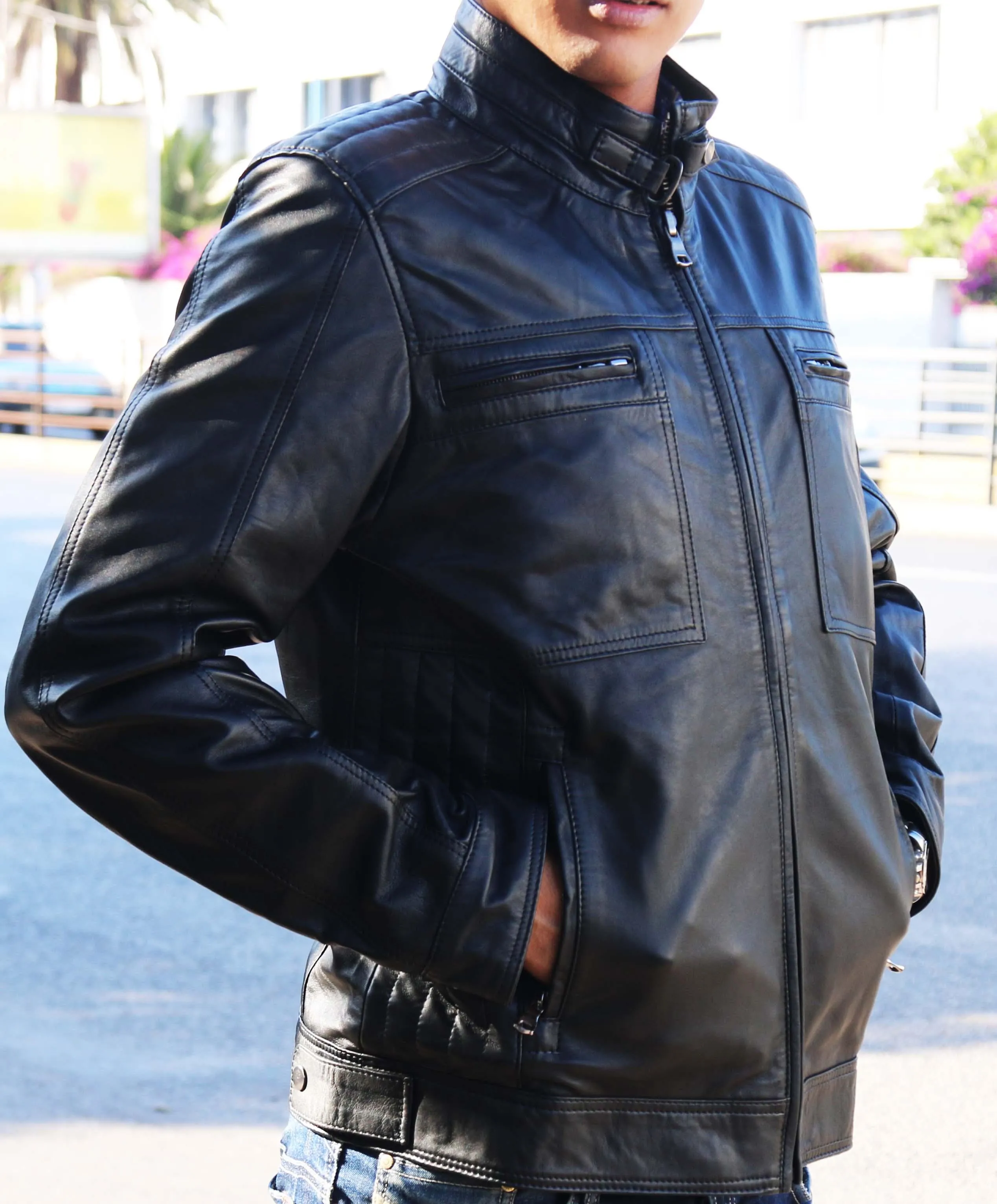 Artak- Leather Genuine Jacket for Men