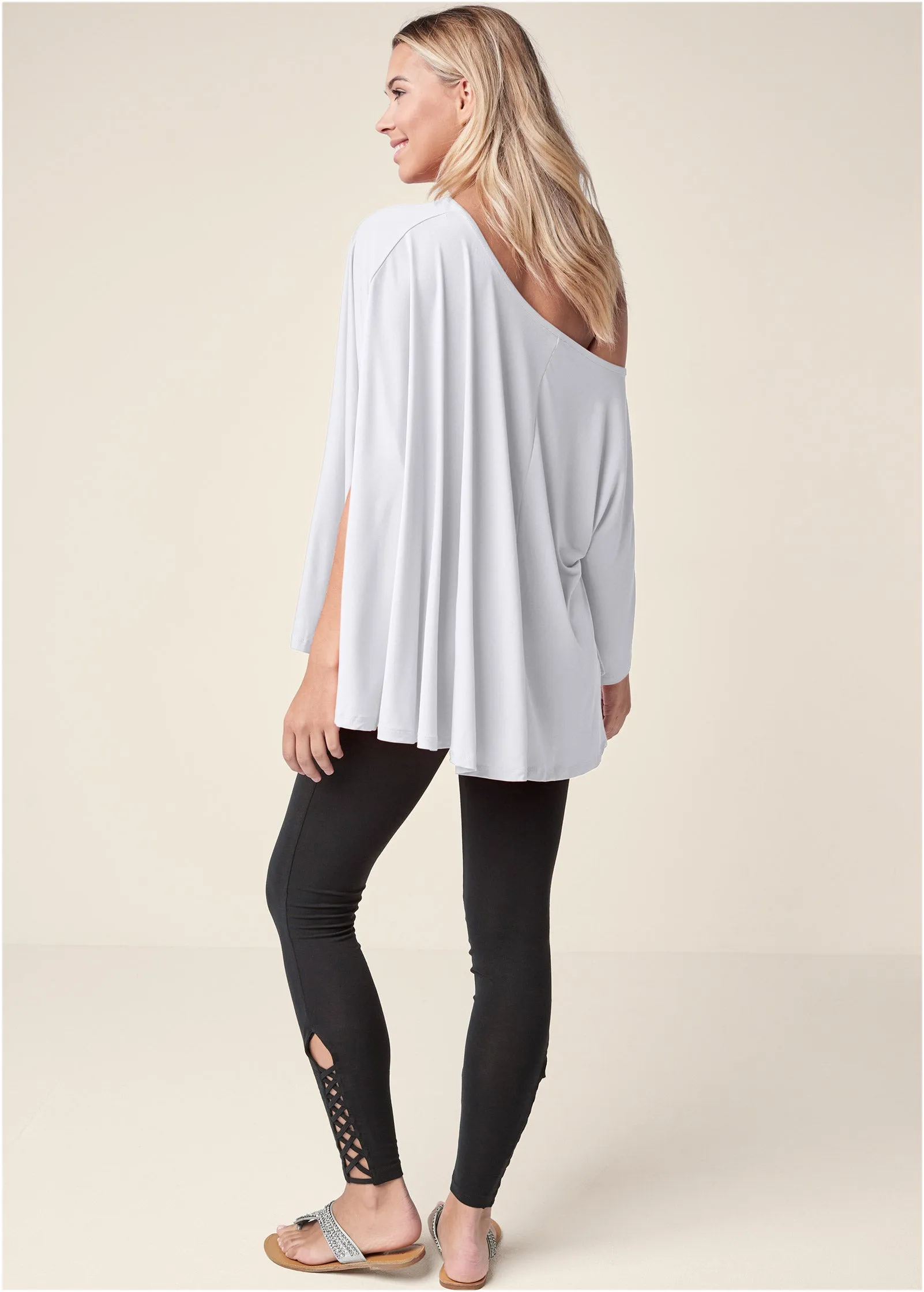 Asymmetrical Top - White