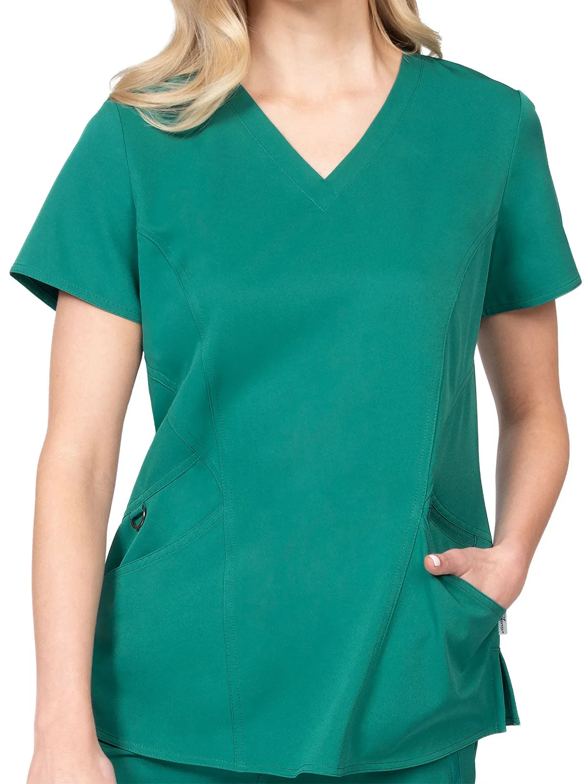 Ava Therese - Women's Ava Back Knit Scrubs Top