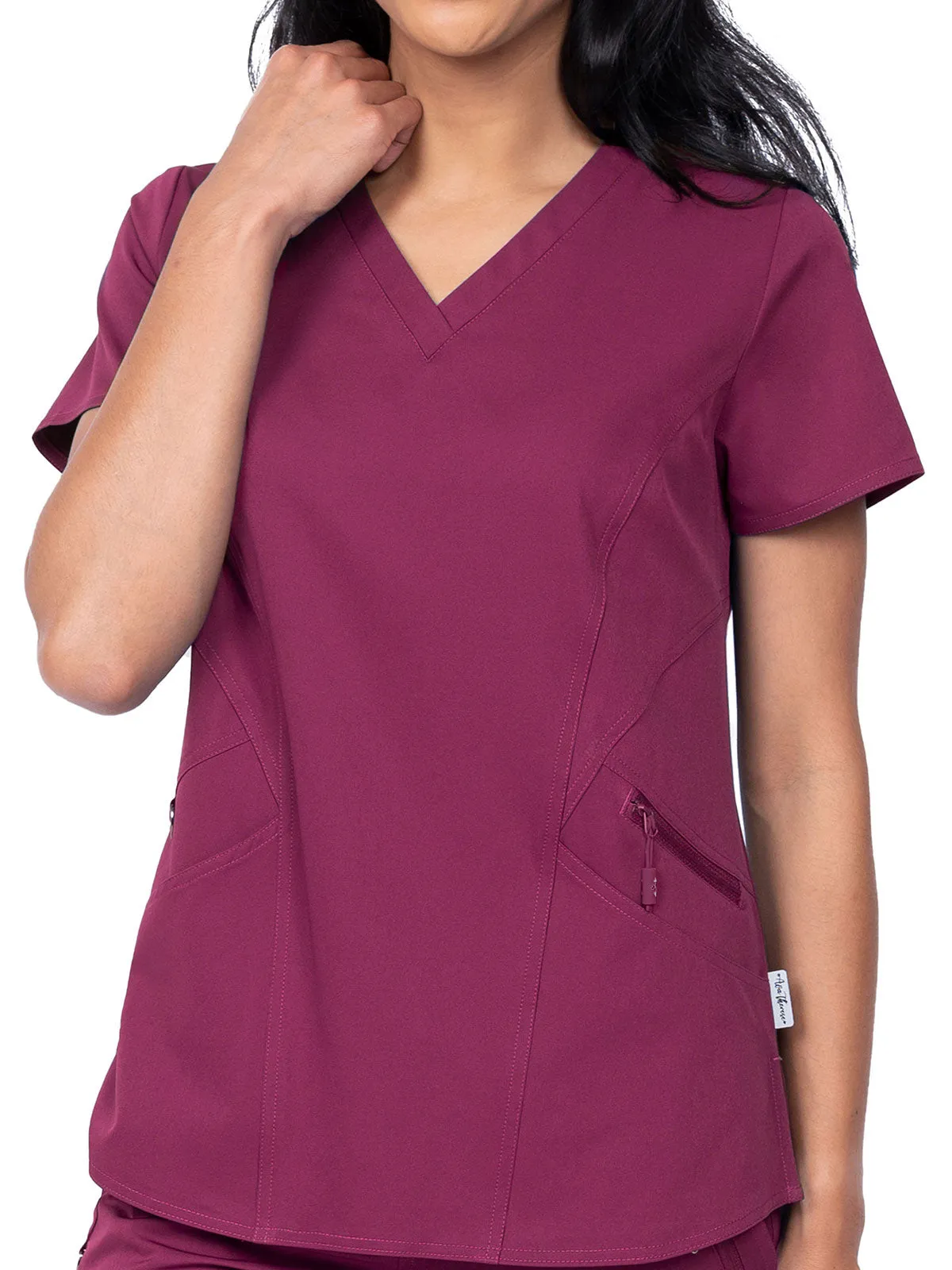 Ava Therese - Women's Ava Back Knit Scrubs Top