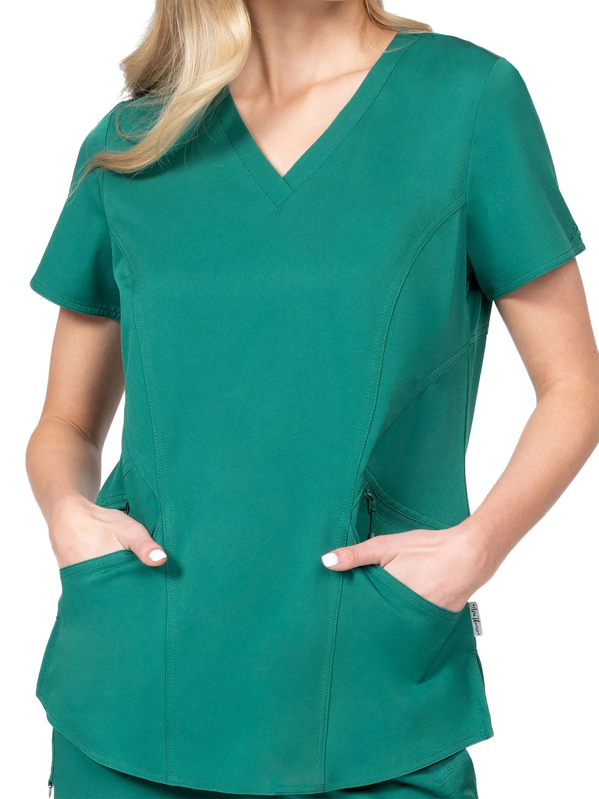 Ava Therese - Women's Ava Back Knit Scrubs Top