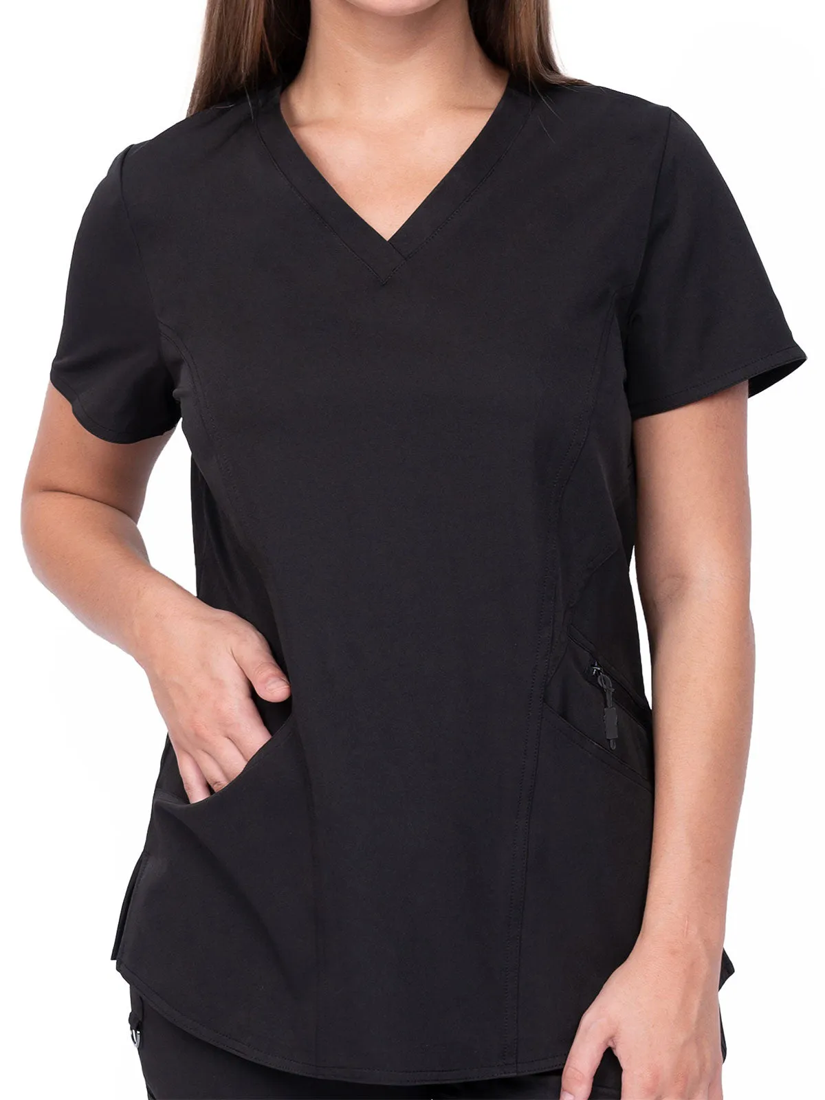 Ava Therese - Women's Ava Back Knit Scrubs Top