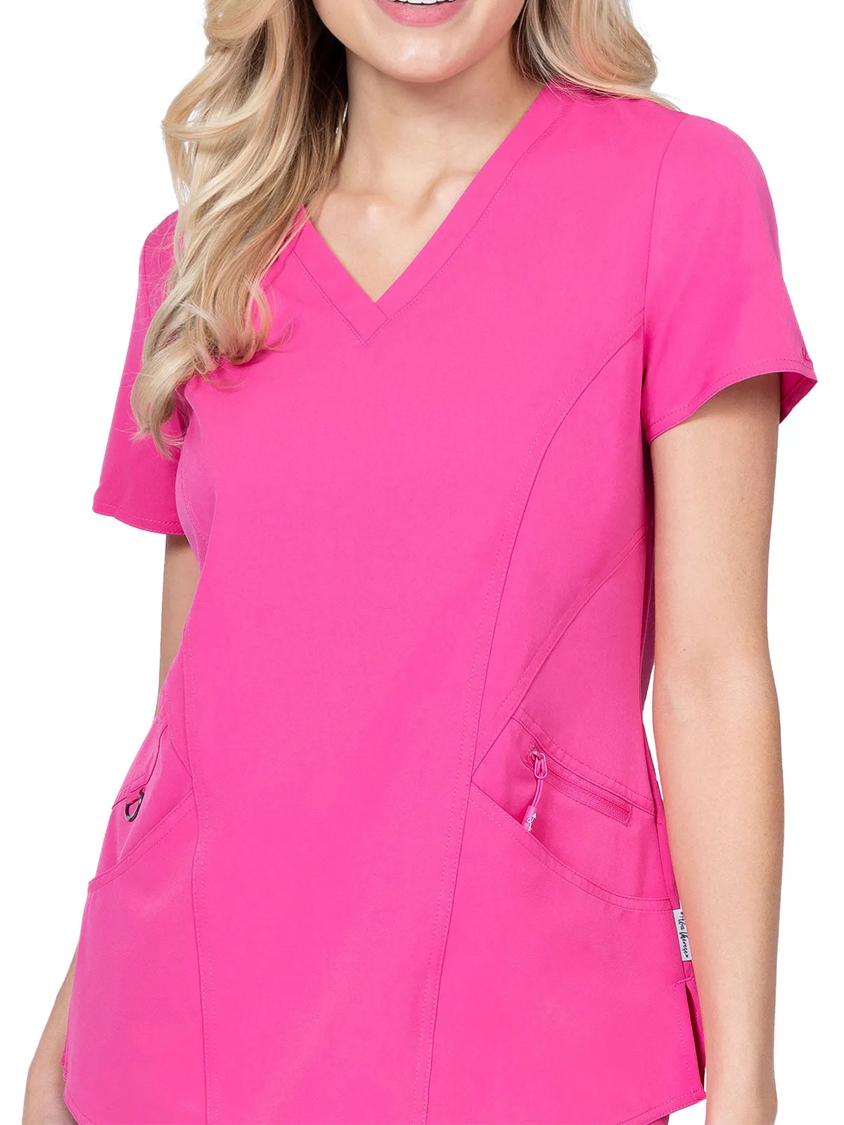 Ava Therese - Women's Ava Back Knit Scrubs Top