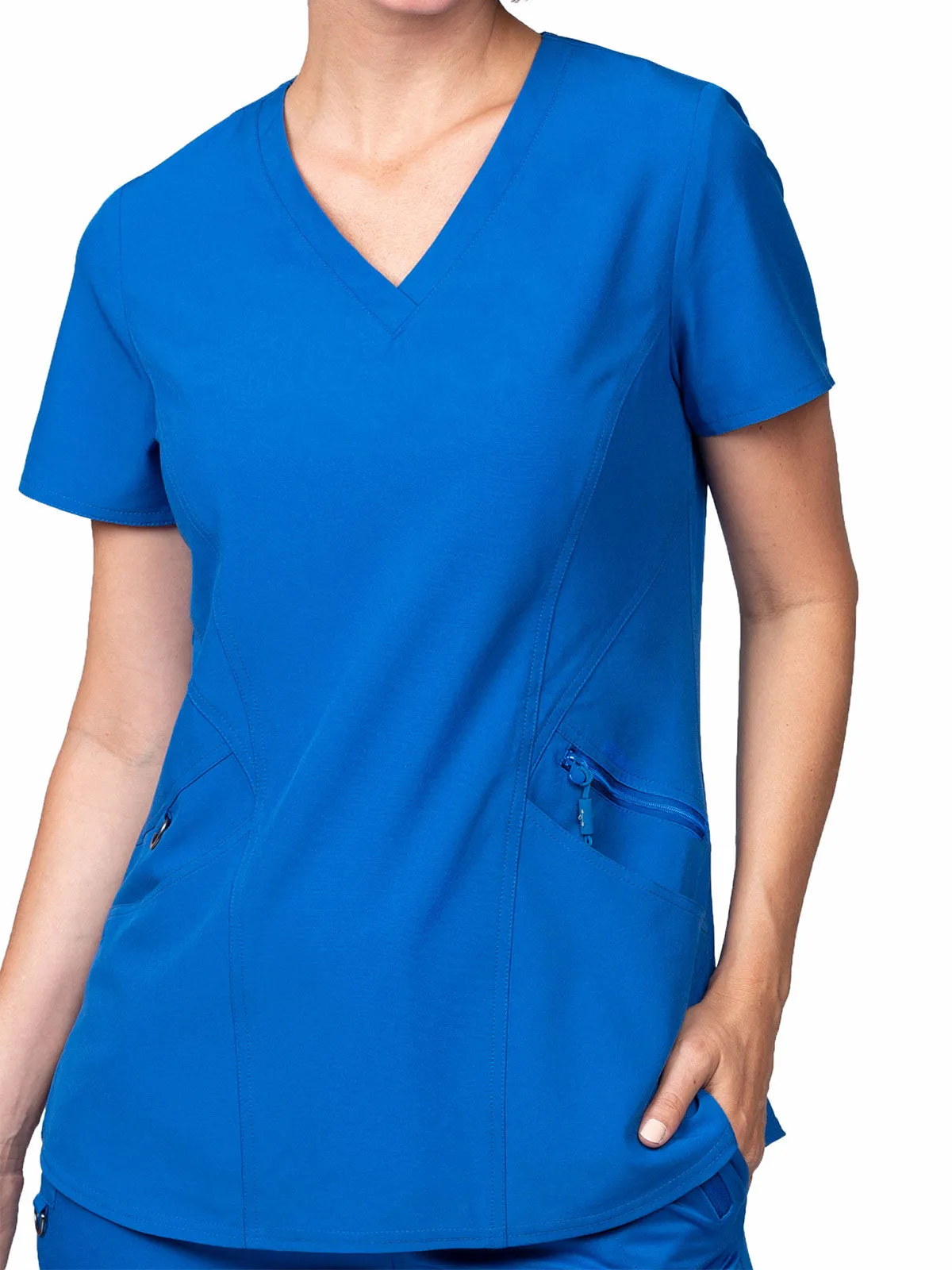 Ava Therese - Women's Ava Back Knit Scrubs Top