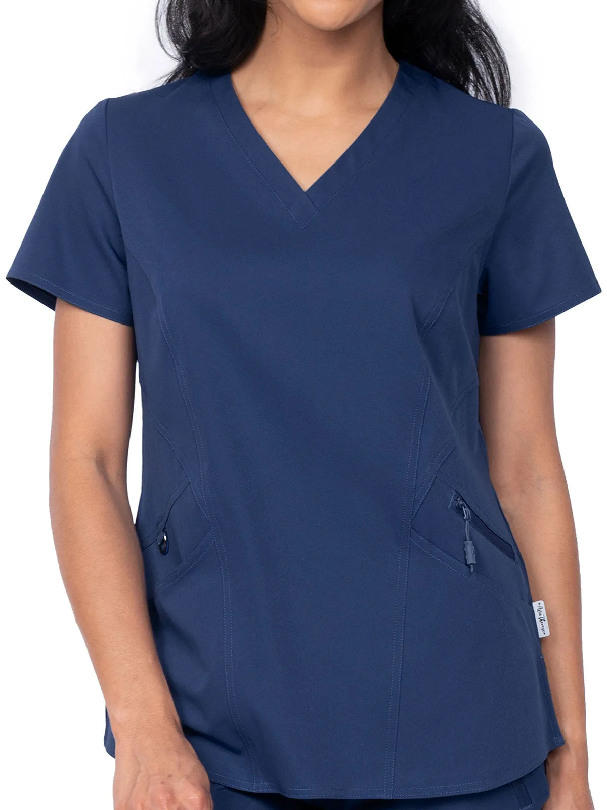 Ava Therese - Women's Ava Back Knit Scrubs Top