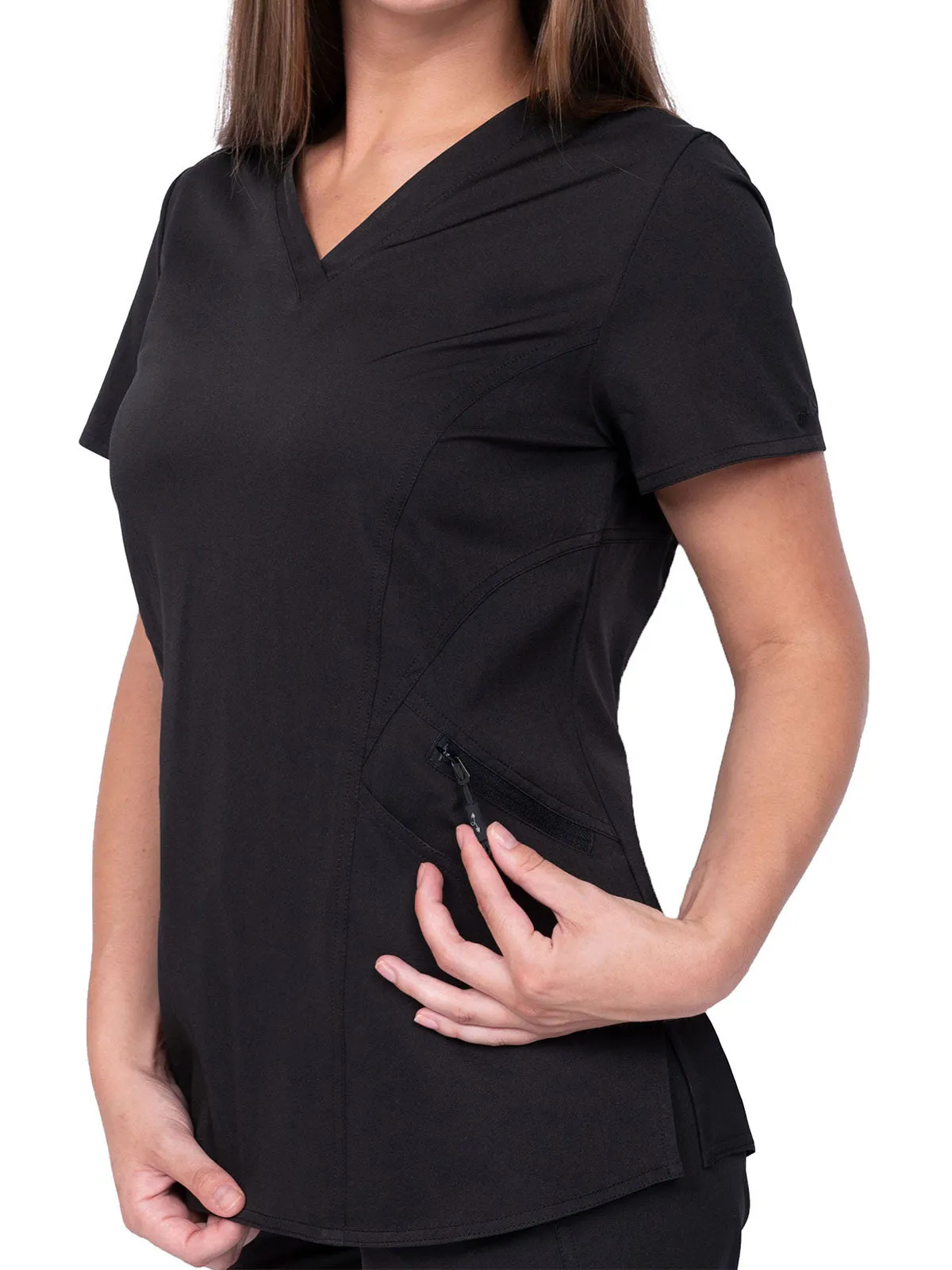 Ava Therese - Women's Ava Back Knit Scrubs Top