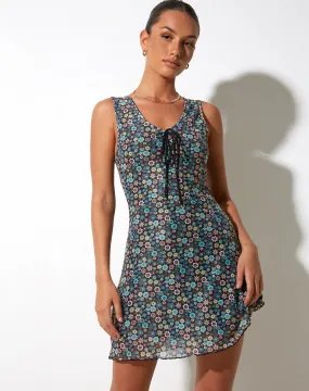 Avalie Mini Dress in Folk Floral