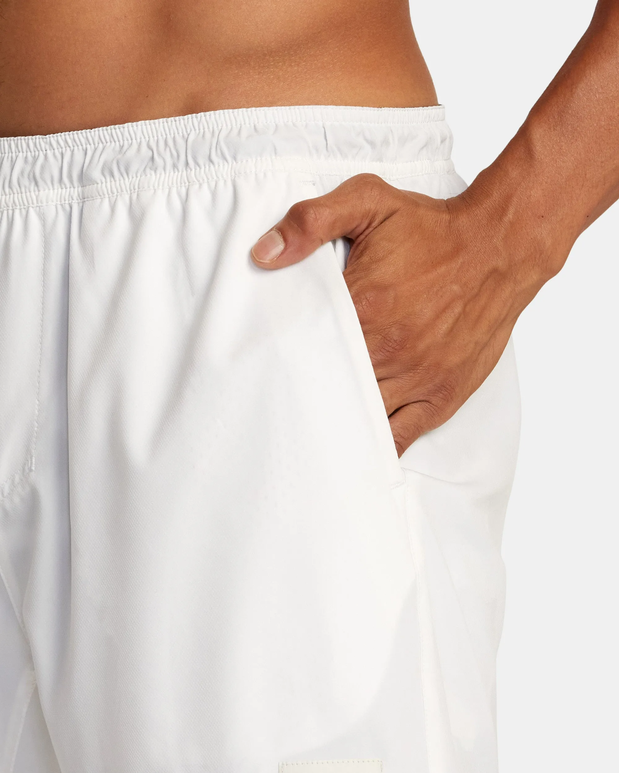 Bedwin x Stash Train 2-in-1 Shorts - Off White