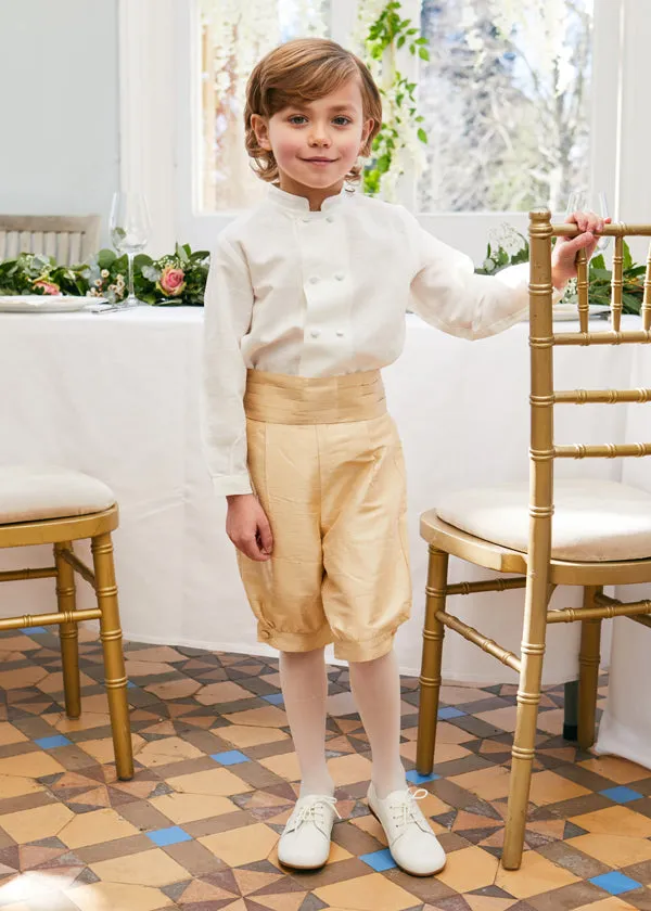 Beige Silk Pageboy Knickerbockers (12mths-10yrs)