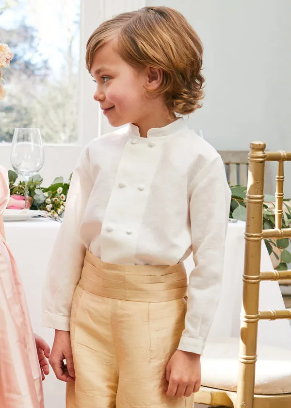 Beige Silk Pageboy Knickerbockers (12mths-10yrs)