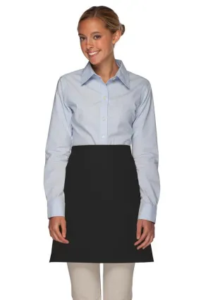 Black Half Bistro Apron (No Pockets)