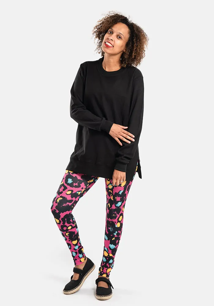 Black Longline Popsy Sweatshirt