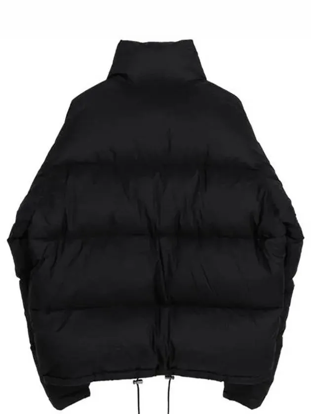 Black ripstop blouson down jacket A23AB01NL