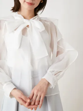 Bow Tie Ruffle Shirt