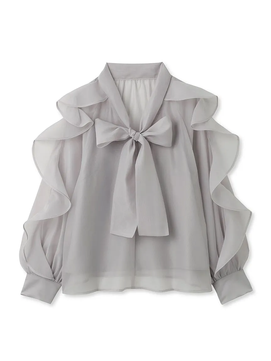 Bow Tie Ruffle Shirt