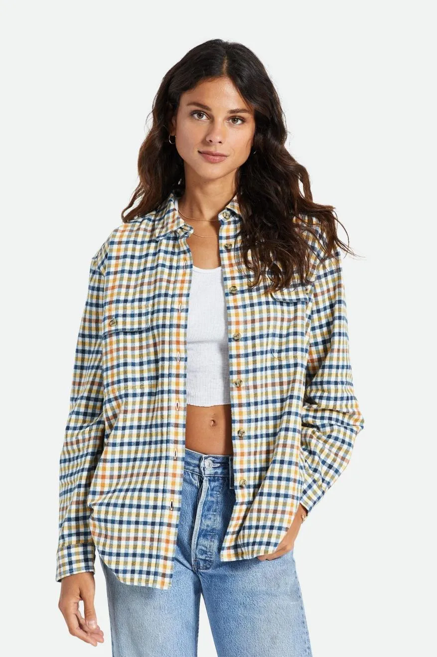 Bowery Boyfriend L/S Flannel - Off White