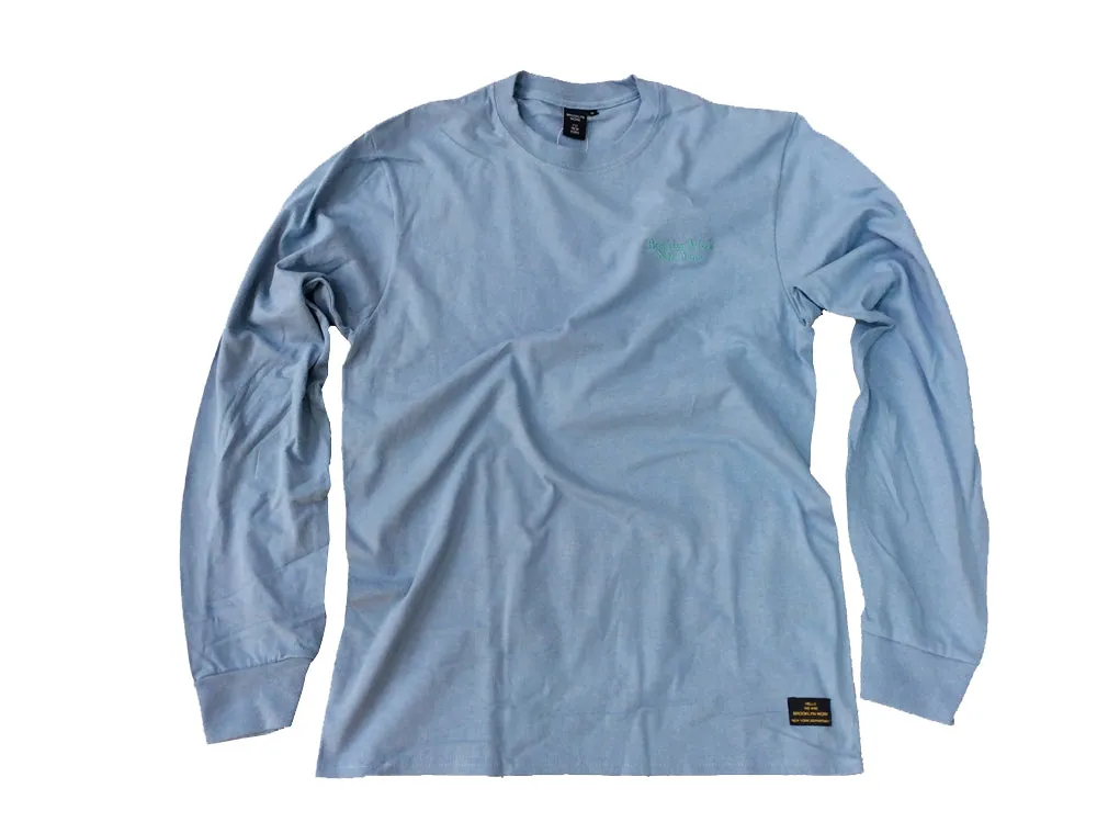 Brooklyn Work P2 L/S Tee Stonewash Blue