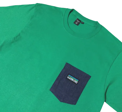 Brooklyn Work T100 Pocket S/S Tee Kelly Green