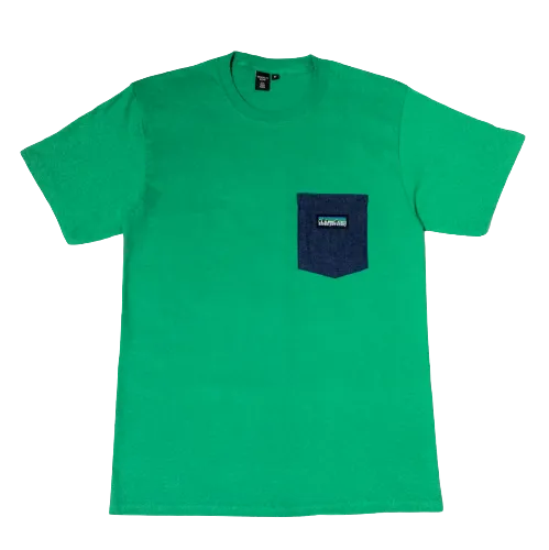 Brooklyn Work T100 Pocket S/S Tee Kelly Green