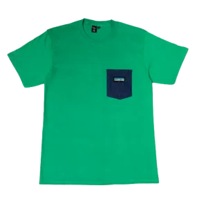 Brooklyn Work T100 Pocket S/S Tee Kelly Green