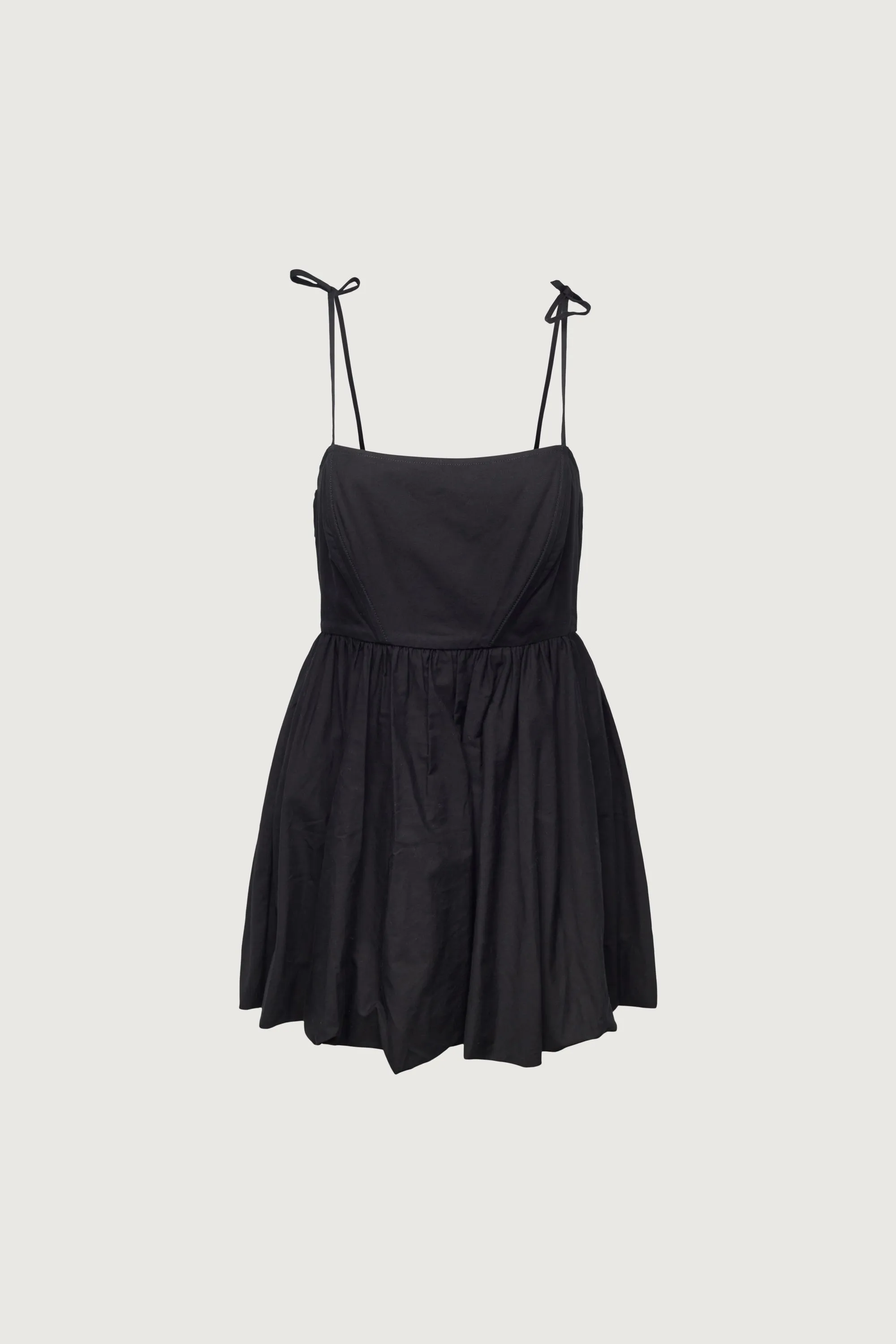 BUBBLE HEM MINI DRESS