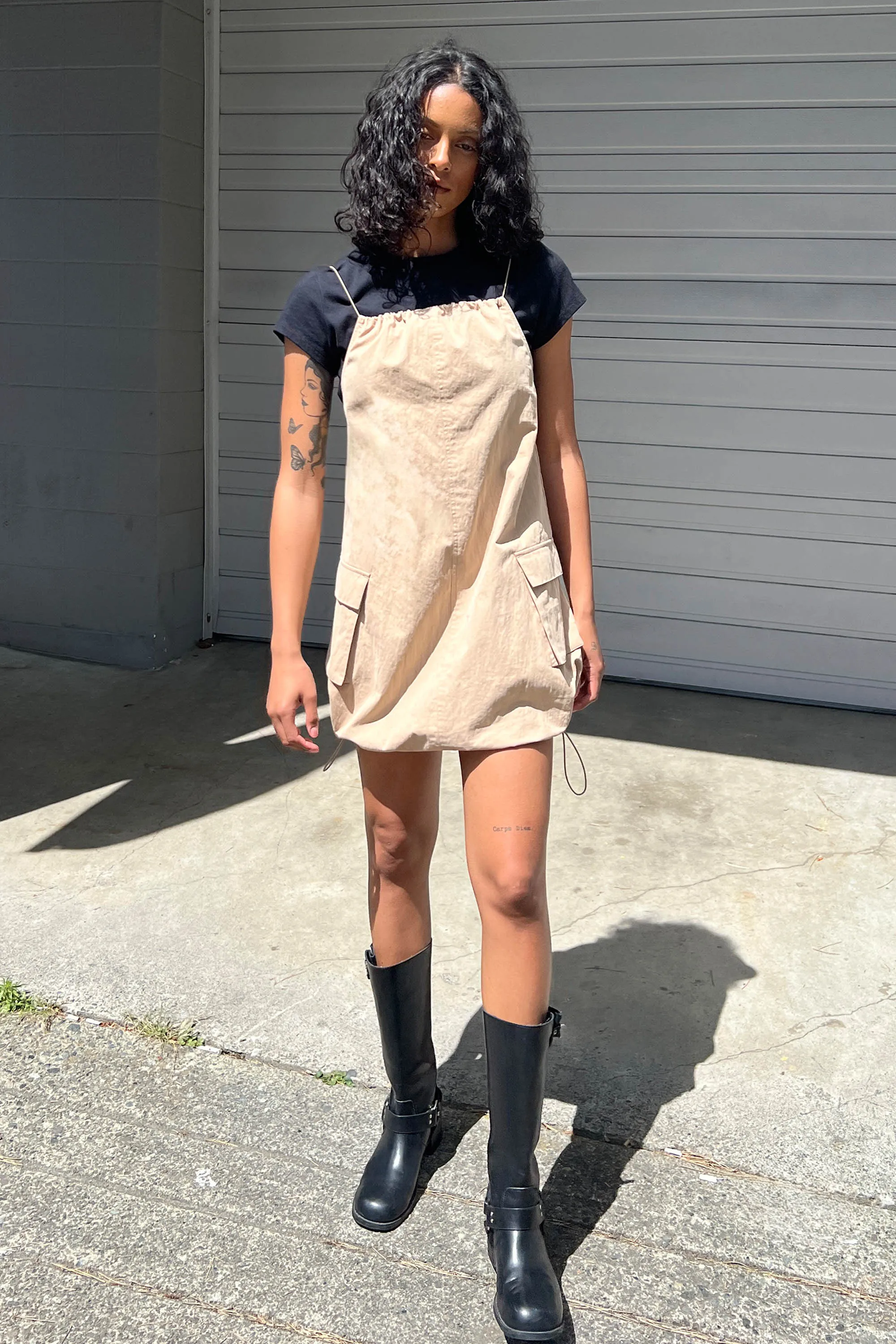 CARGO MINI DRESS