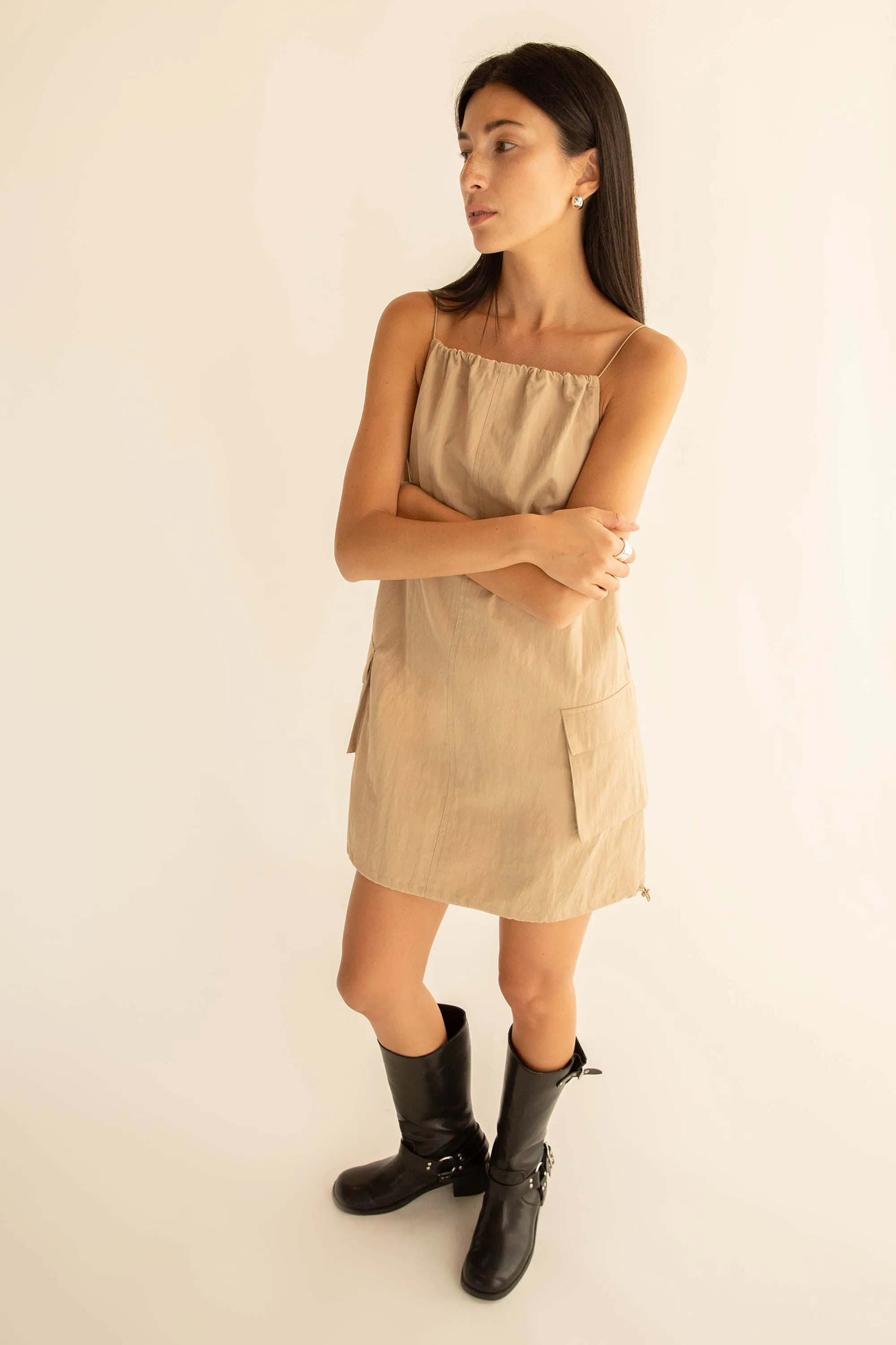 CARGO MINI DRESS