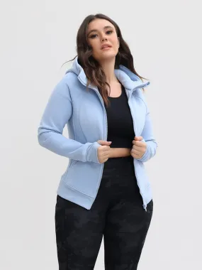 Casual Fleece Sports Hoodie with Pockets