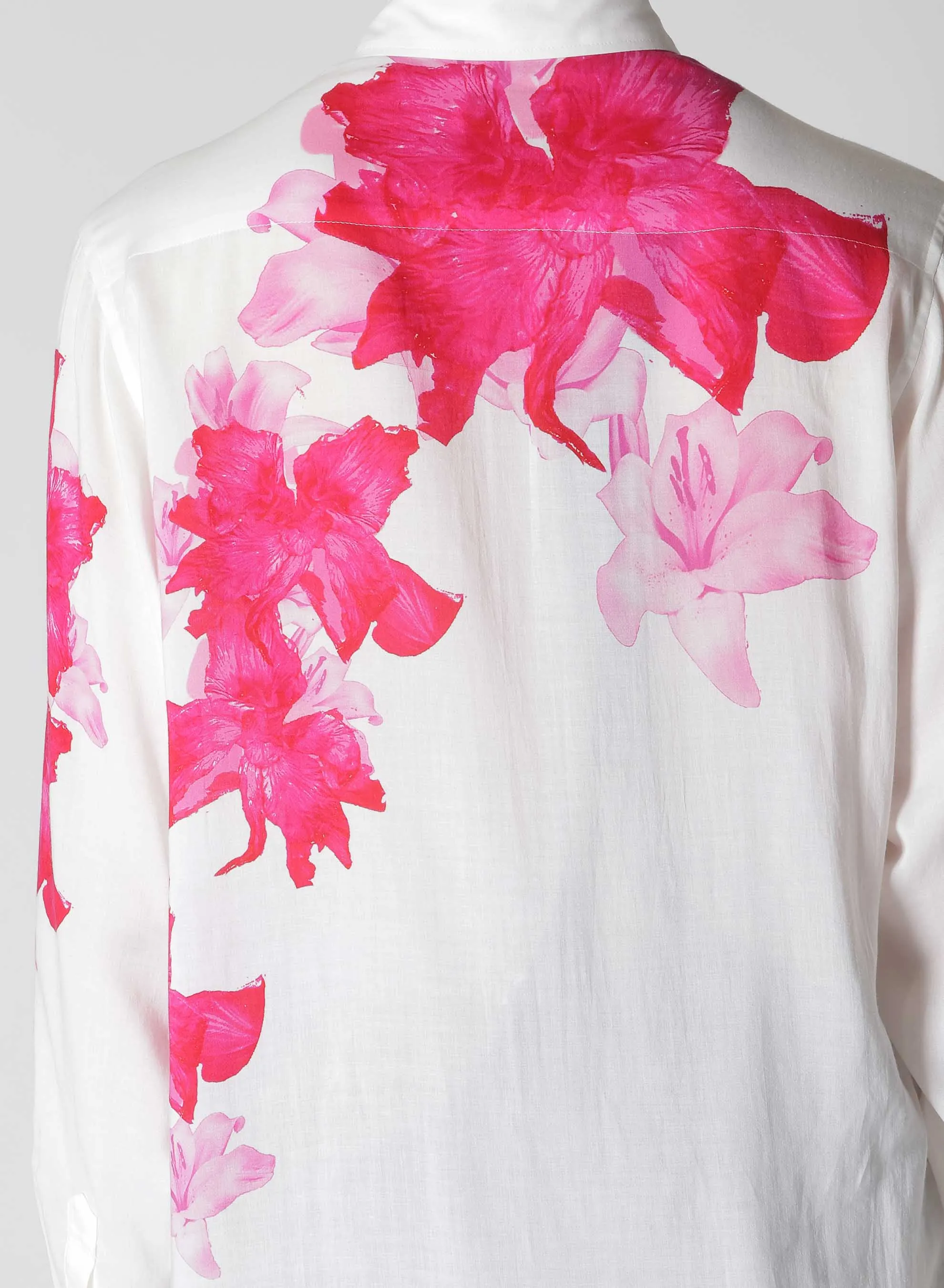 CELLULOSE PINK FLOWER DESIGNED BLOUSE