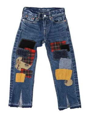 Denim Handmade Patchwork Pants