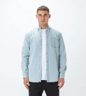 Denim Work LS Shirt Sea Salt