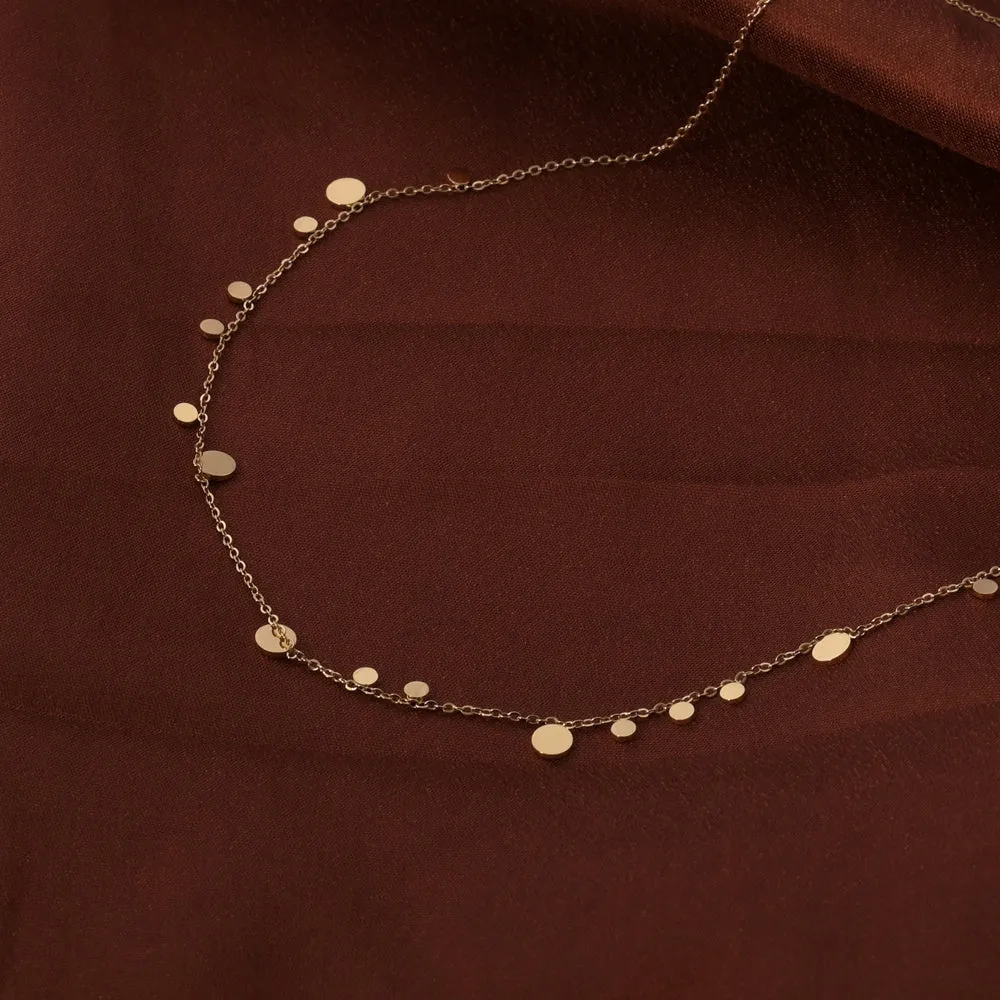 Descending Disc Necklace