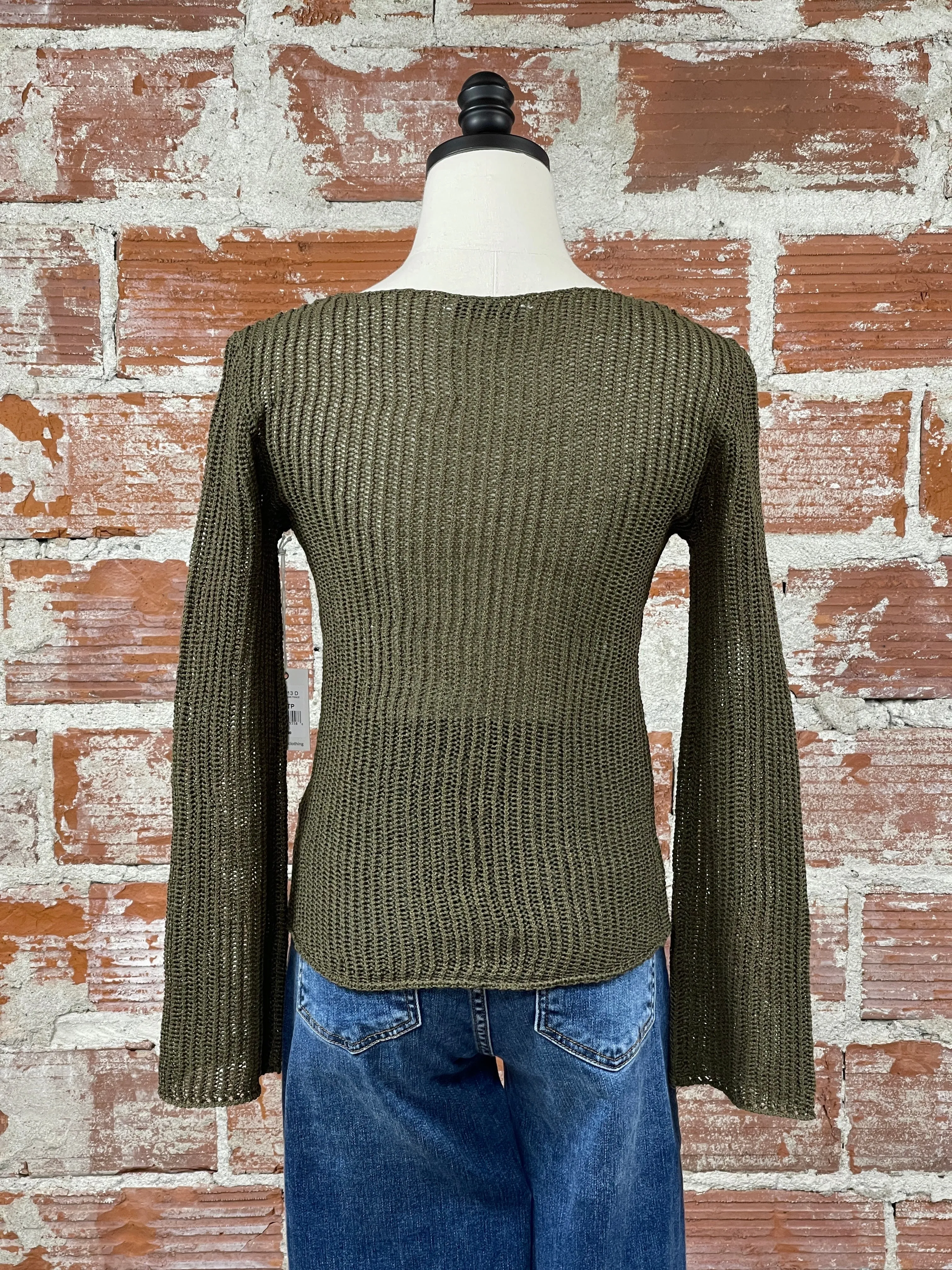 Dex Amiri Sweater in Deep Olive