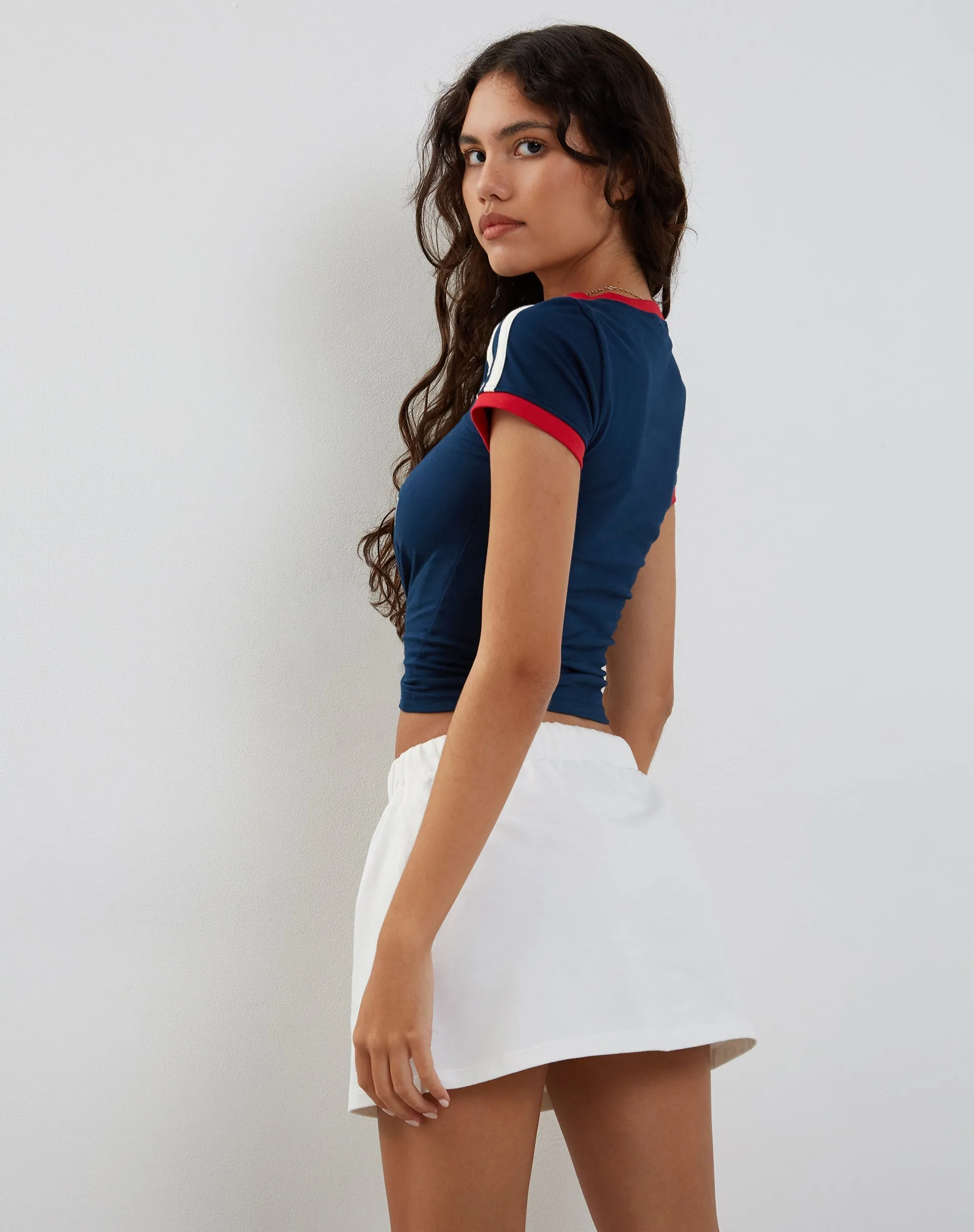 Dheca Mini Skirt in White