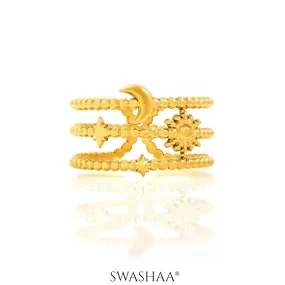 Elena 18K Gold Plated Ring