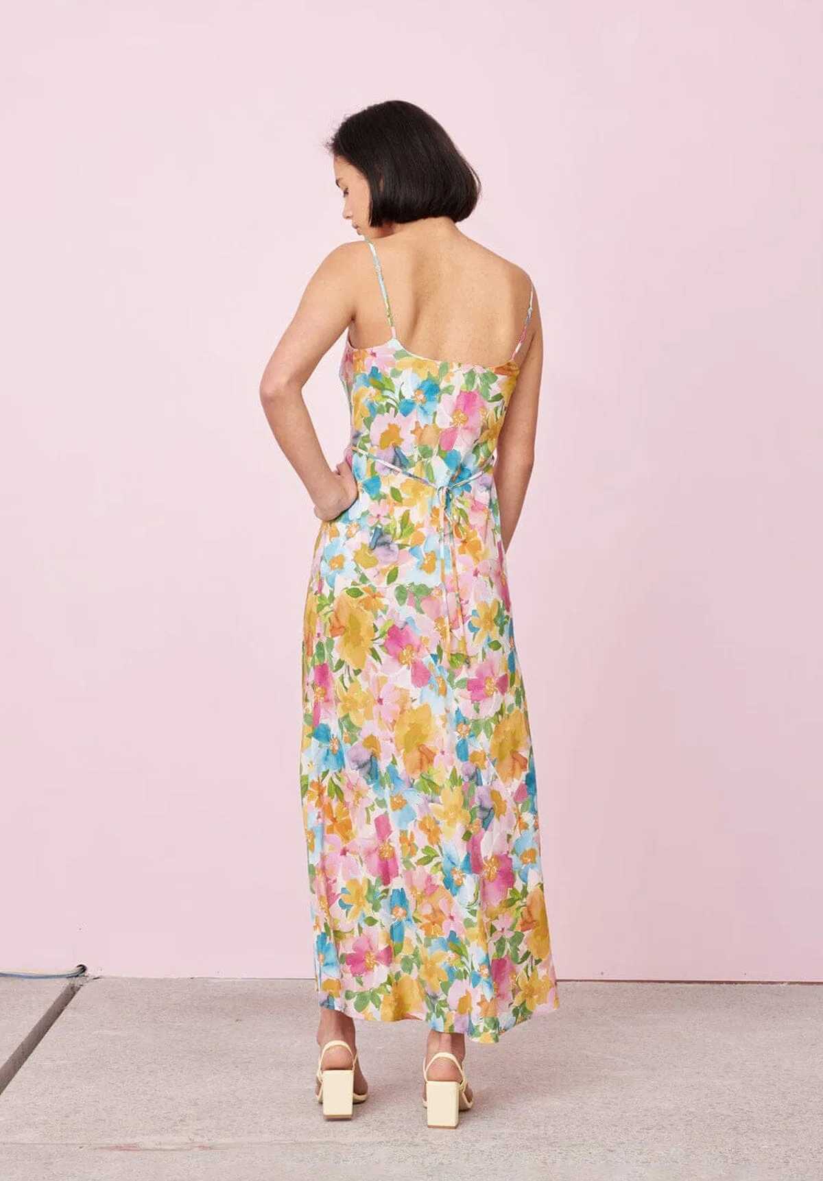 Emelie Silk Slip -Lolly Floral