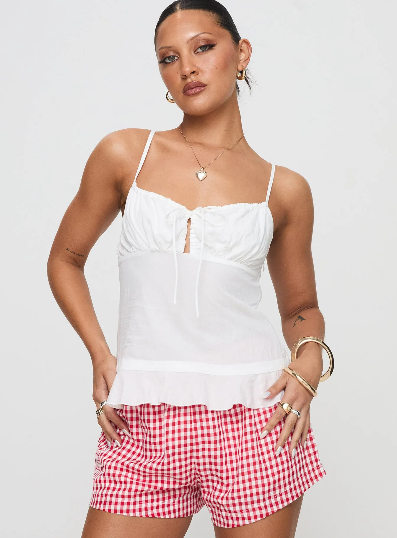 Empress Cami Top White