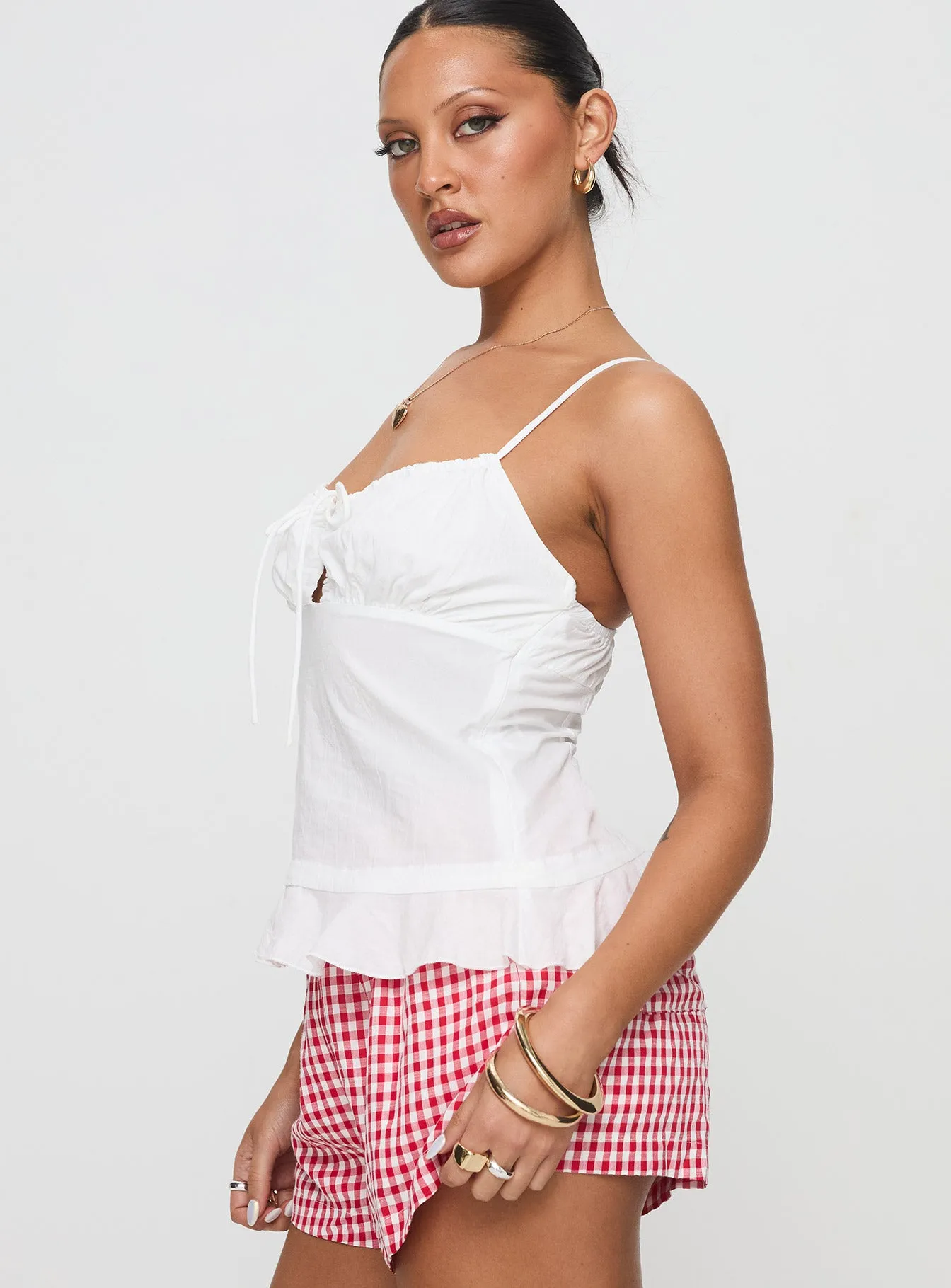 Empress Cami Top White