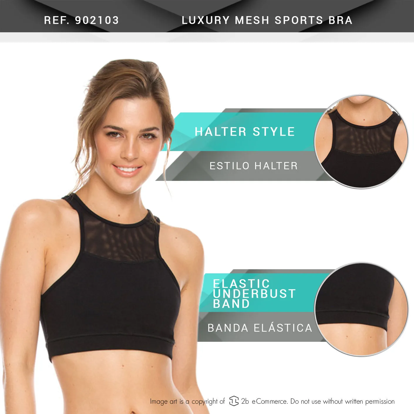 Flexmee 902103 Luxury Bra Sports Bra Sportswear