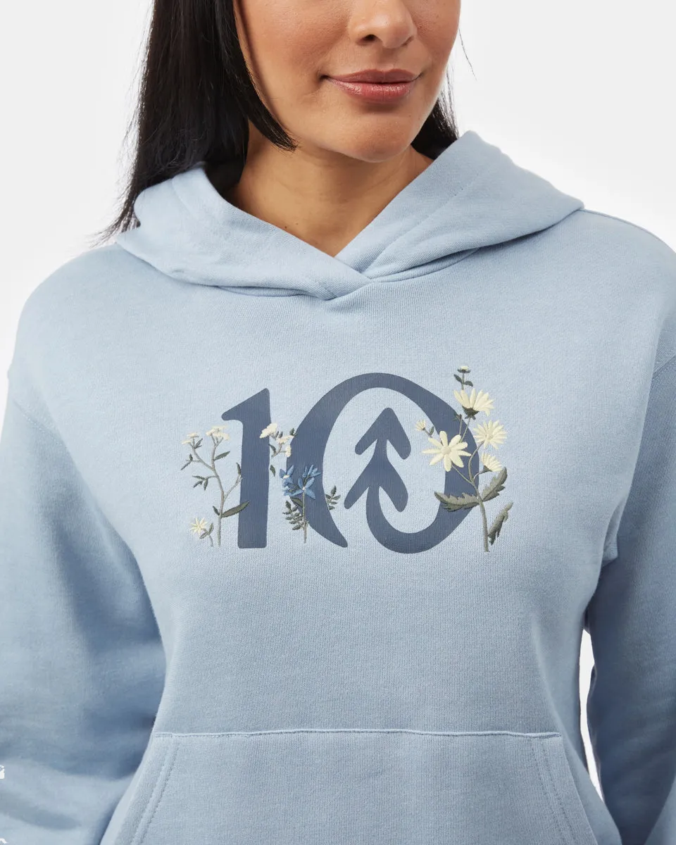 Floral Logo Hoodie