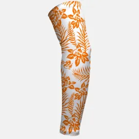 Floral White and Orange Arm Sleeve