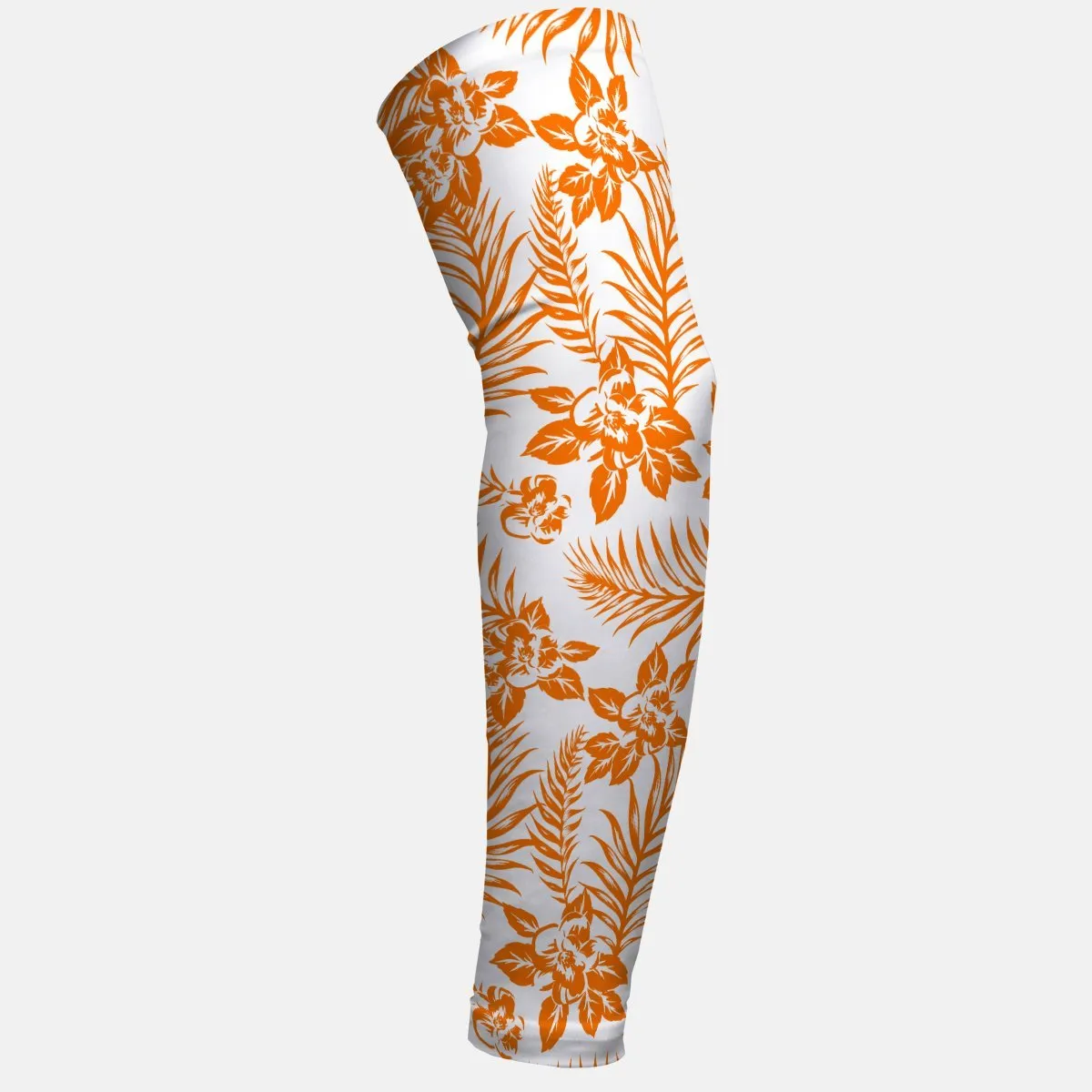 Floral White and Orange Arm Sleeve