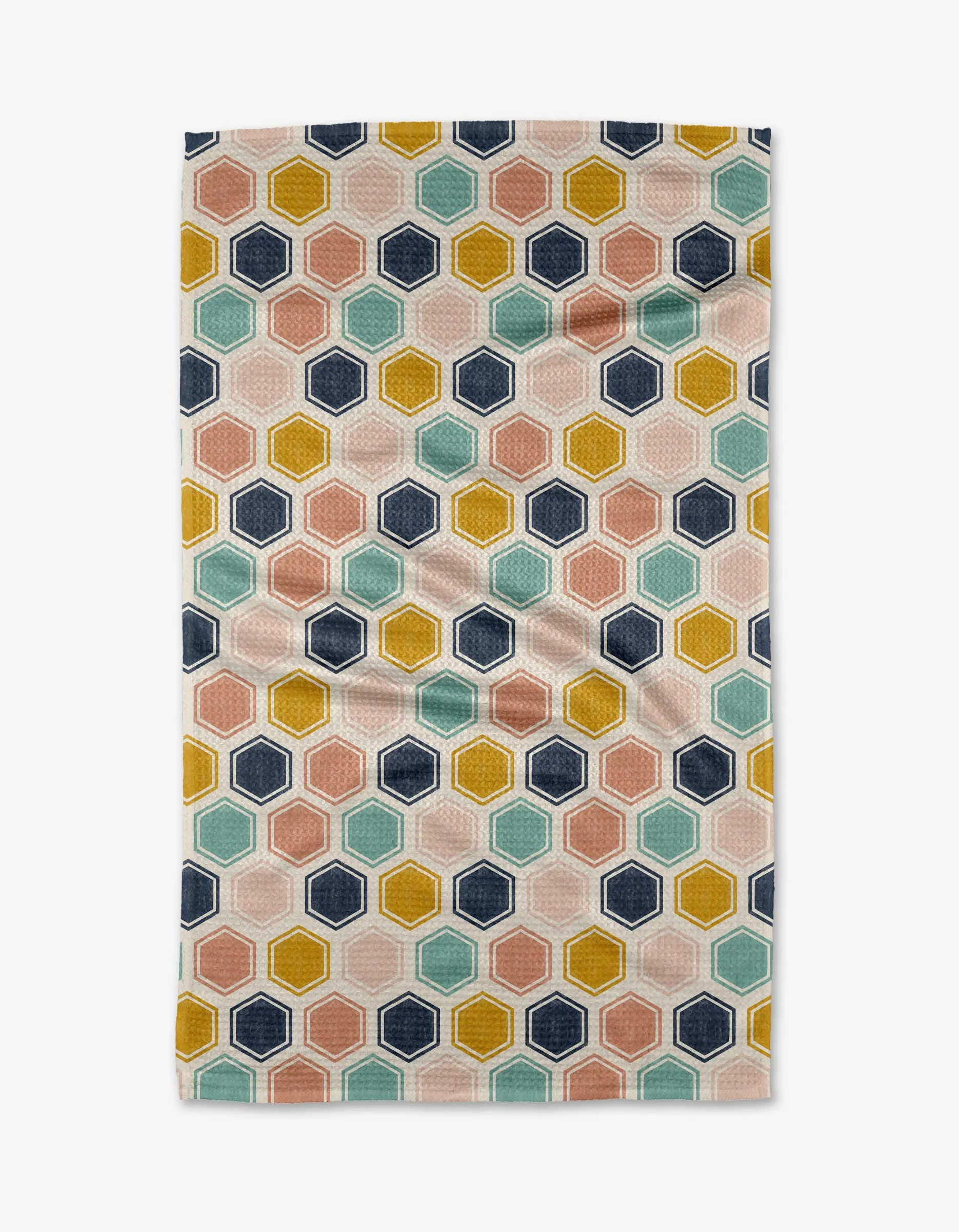 Geometry Pollen Patchwork Tea Towel