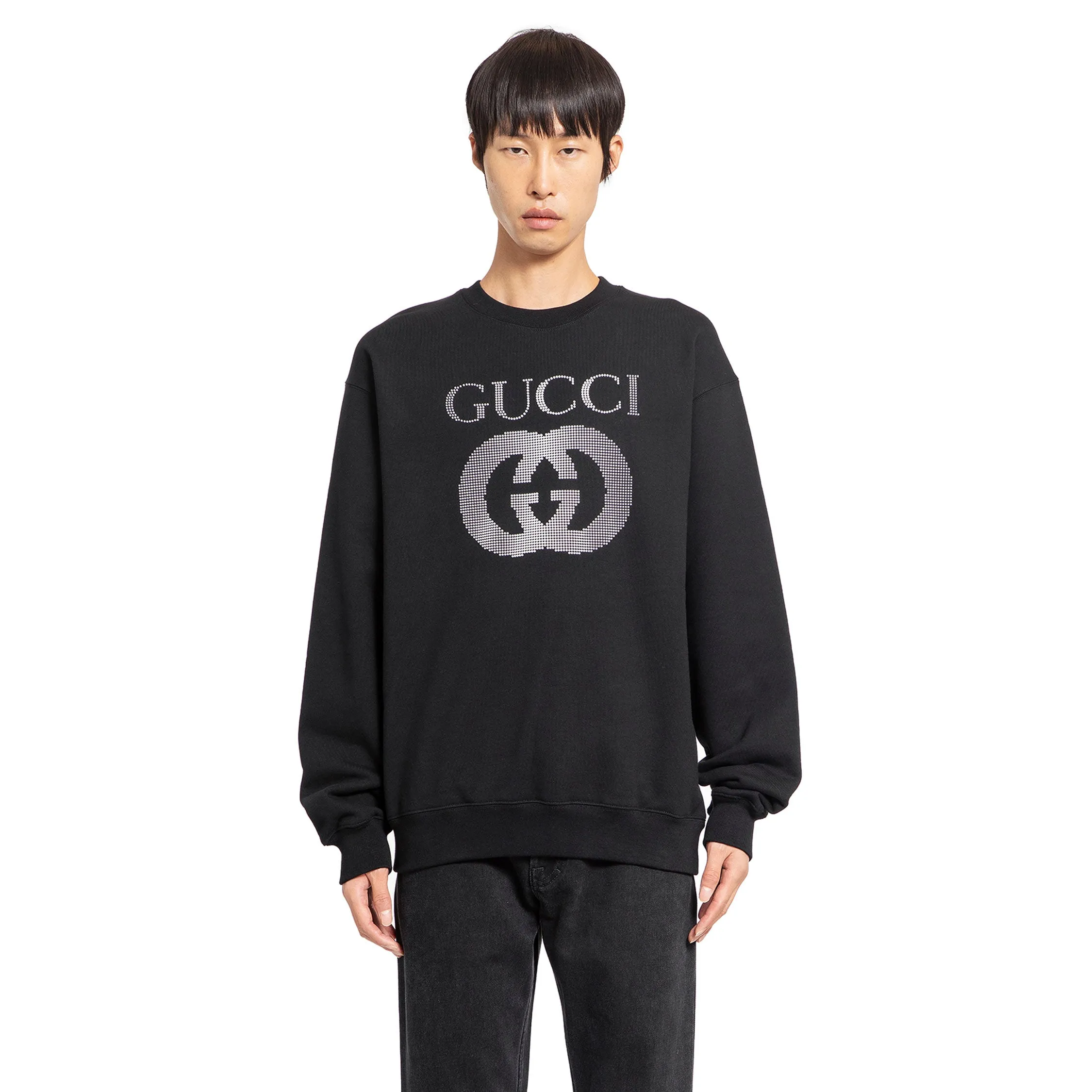 GUCCI MAN BLACK SWEATSHIRTS