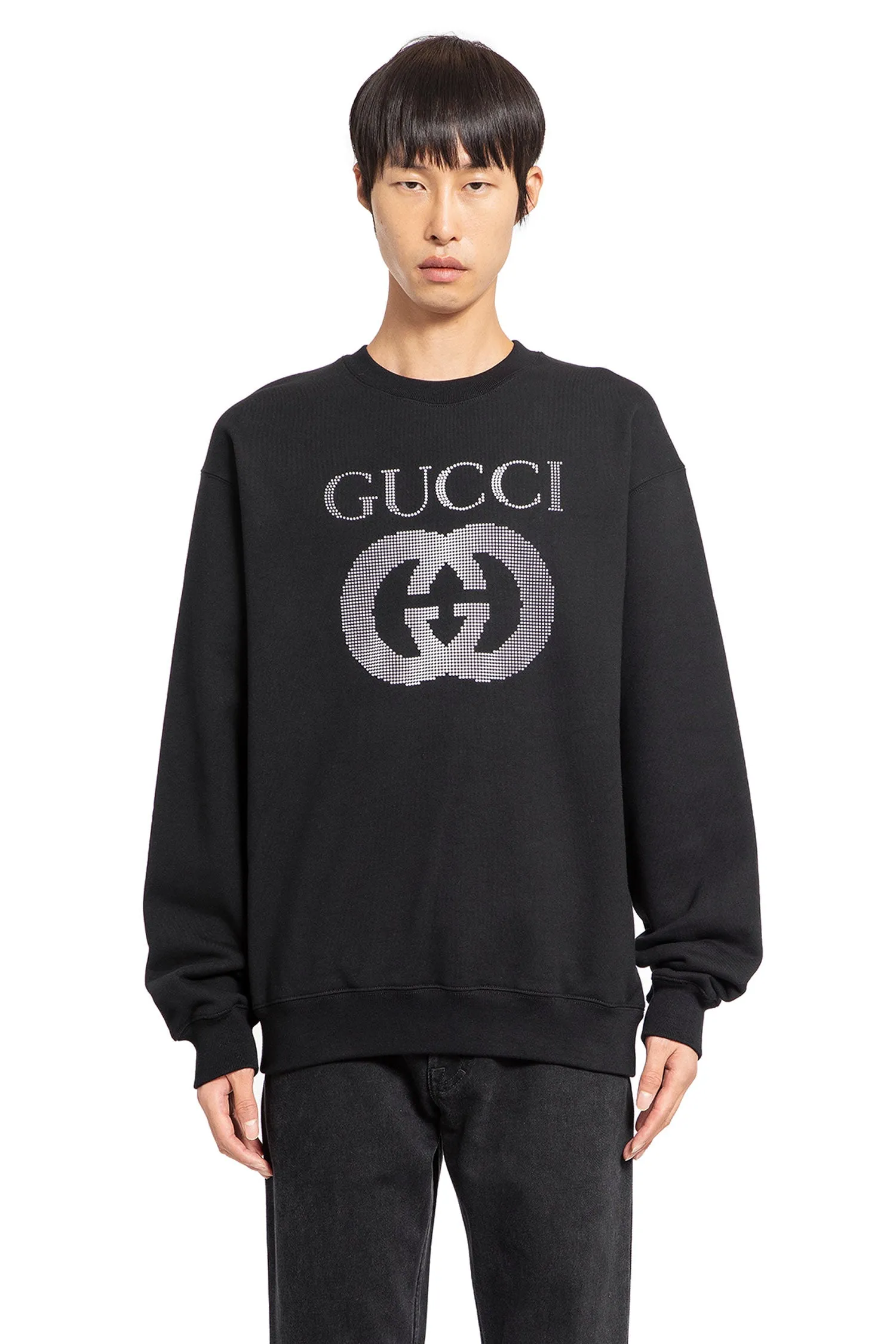 GUCCI MAN BLACK SWEATSHIRTS