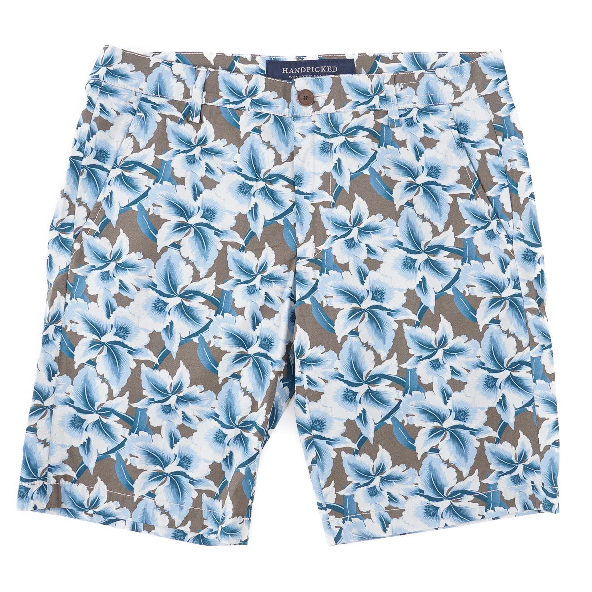 Handpicked Floral Print Cotton Shorts